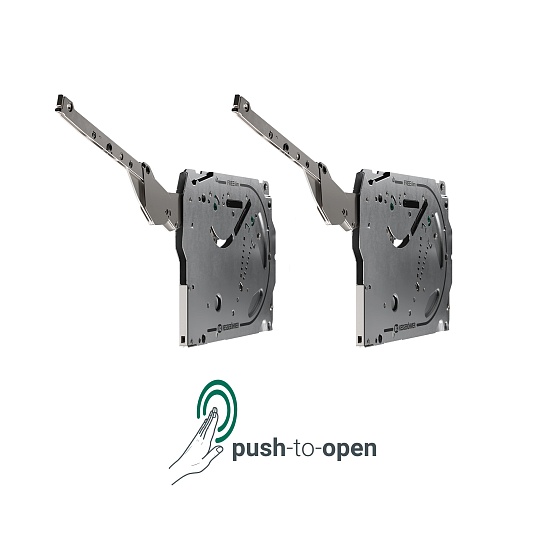 Силовой модуль тип M-L Pto левый и правый ФриСлим Флап, НИКЕЛЬ