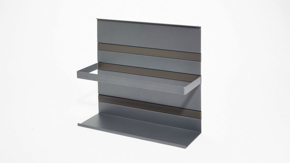 ЛинероМозаик полка+рейлинг, 350x110x300мм, цвет АНТРАЦИТ Kessebohmer | официальный магазин