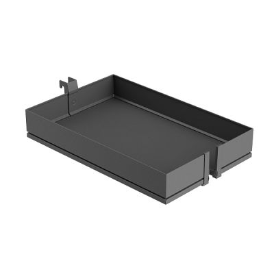 КОМПЛЕКТ ЧВ, Диспенса 90° 150 мм, H 1200-1600, Арена ПЬЮР, 4 полки, цвет АНТРАЦИТ Kessebohmer | официальный магазин